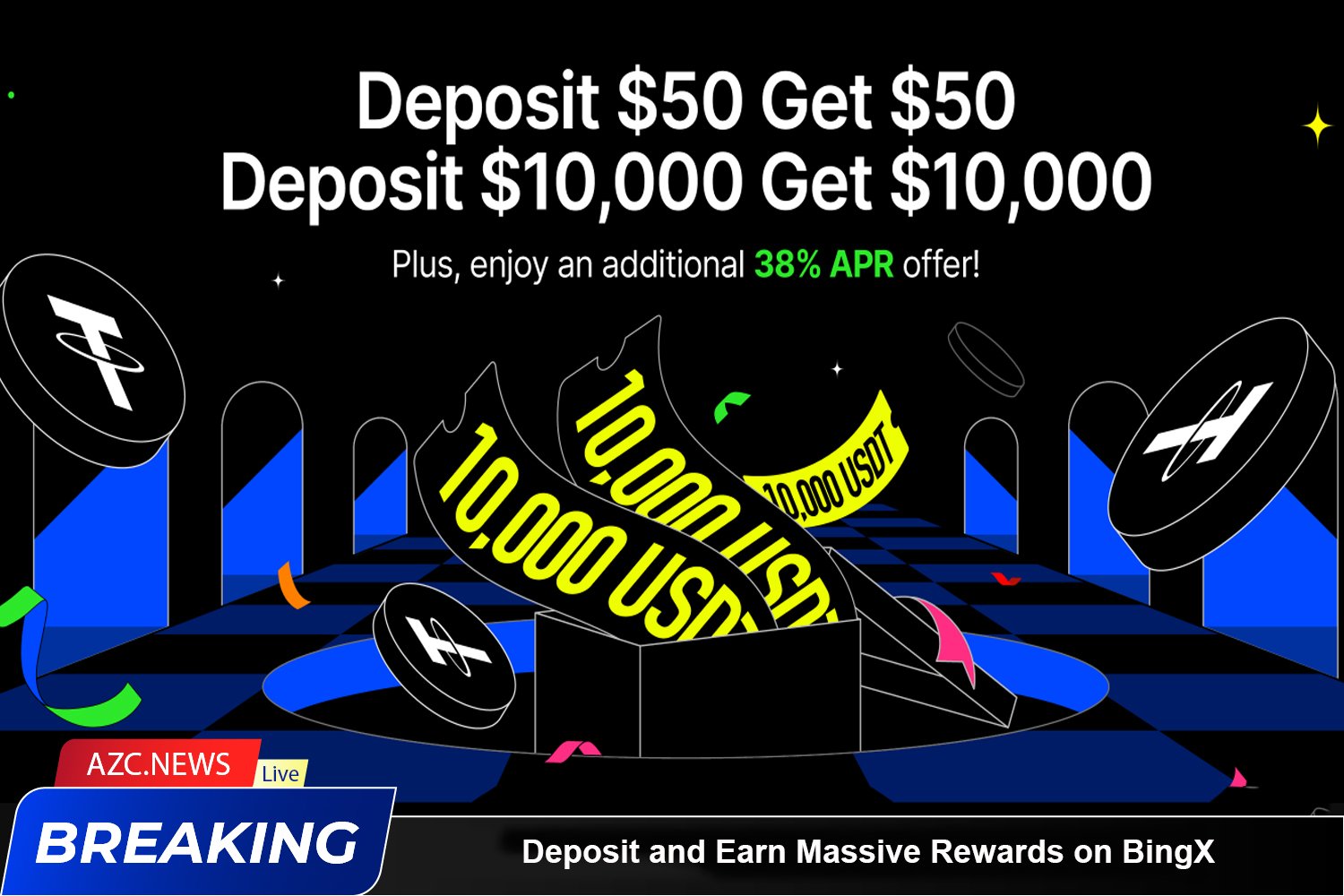 Deposit And Earn Massive Rewards On Bingx