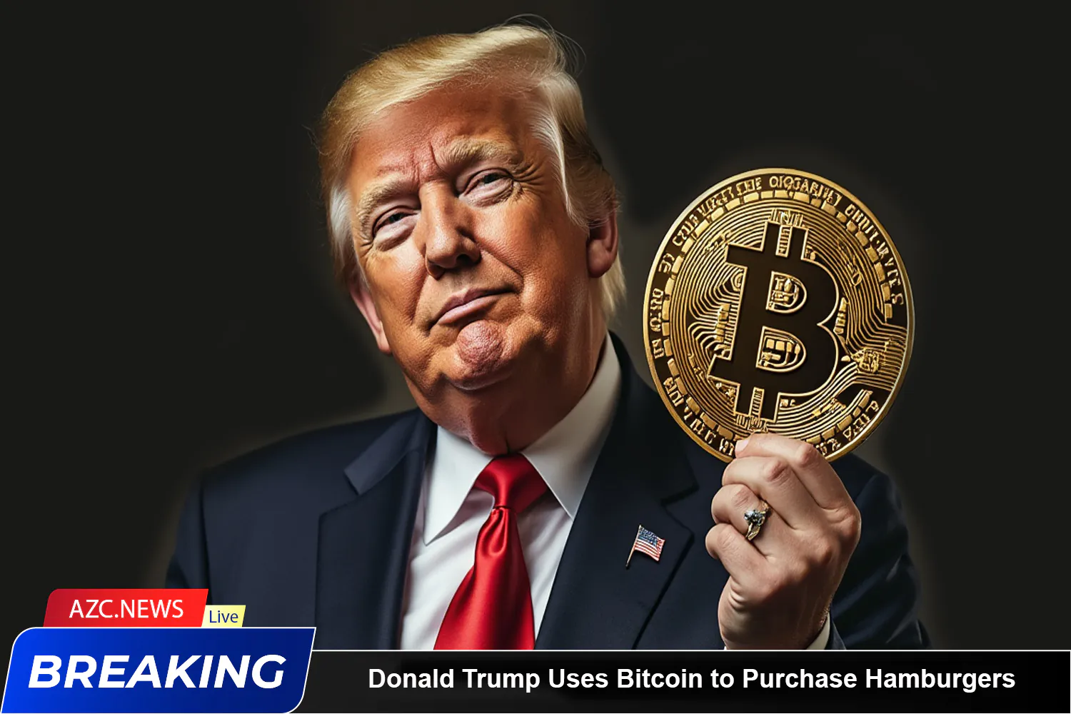 Donald Trump Uses Bitcoin To Purchase Hamburgers