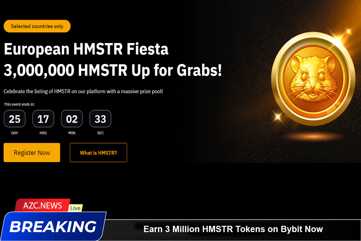 Earn 3 Million Hmstr Tokens On Bybit Now