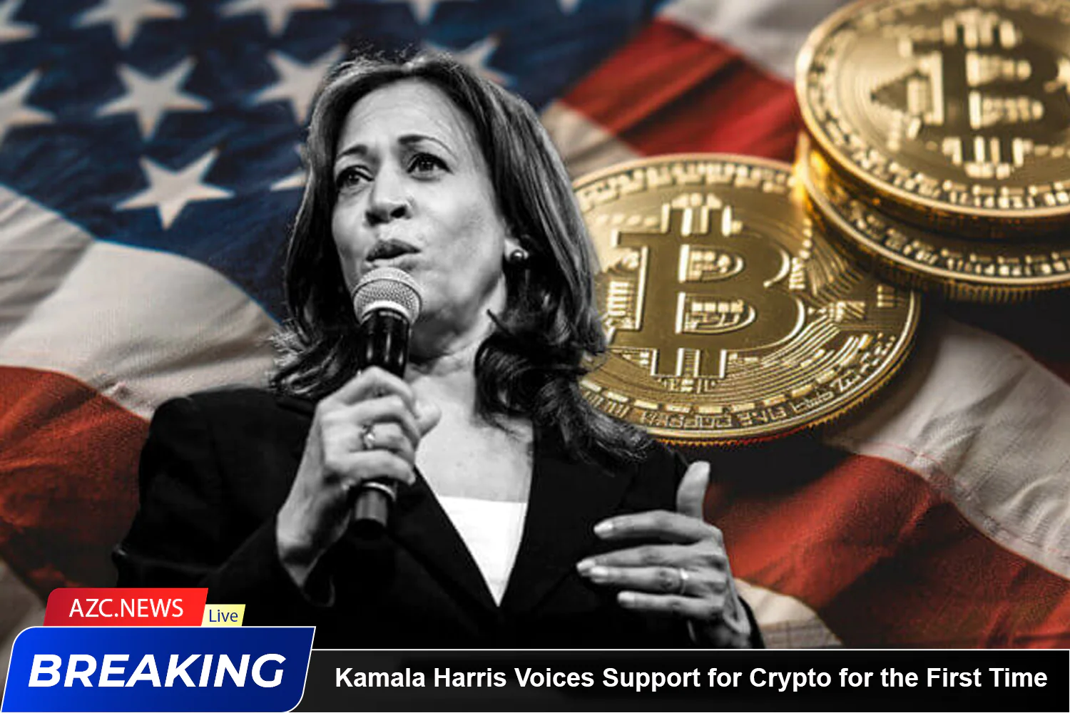 Kamala Harris Voices Support For Crypto For The First Time