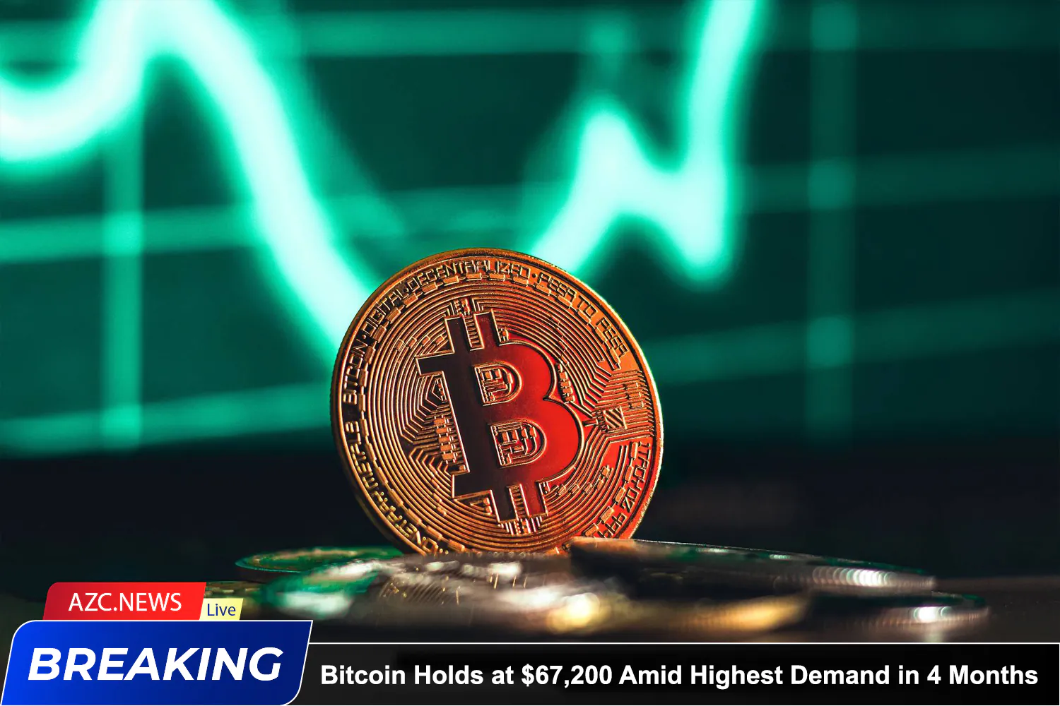 Azcnews Bitcoin Holds At $67,200 Amid Highest Demand In 4 Months