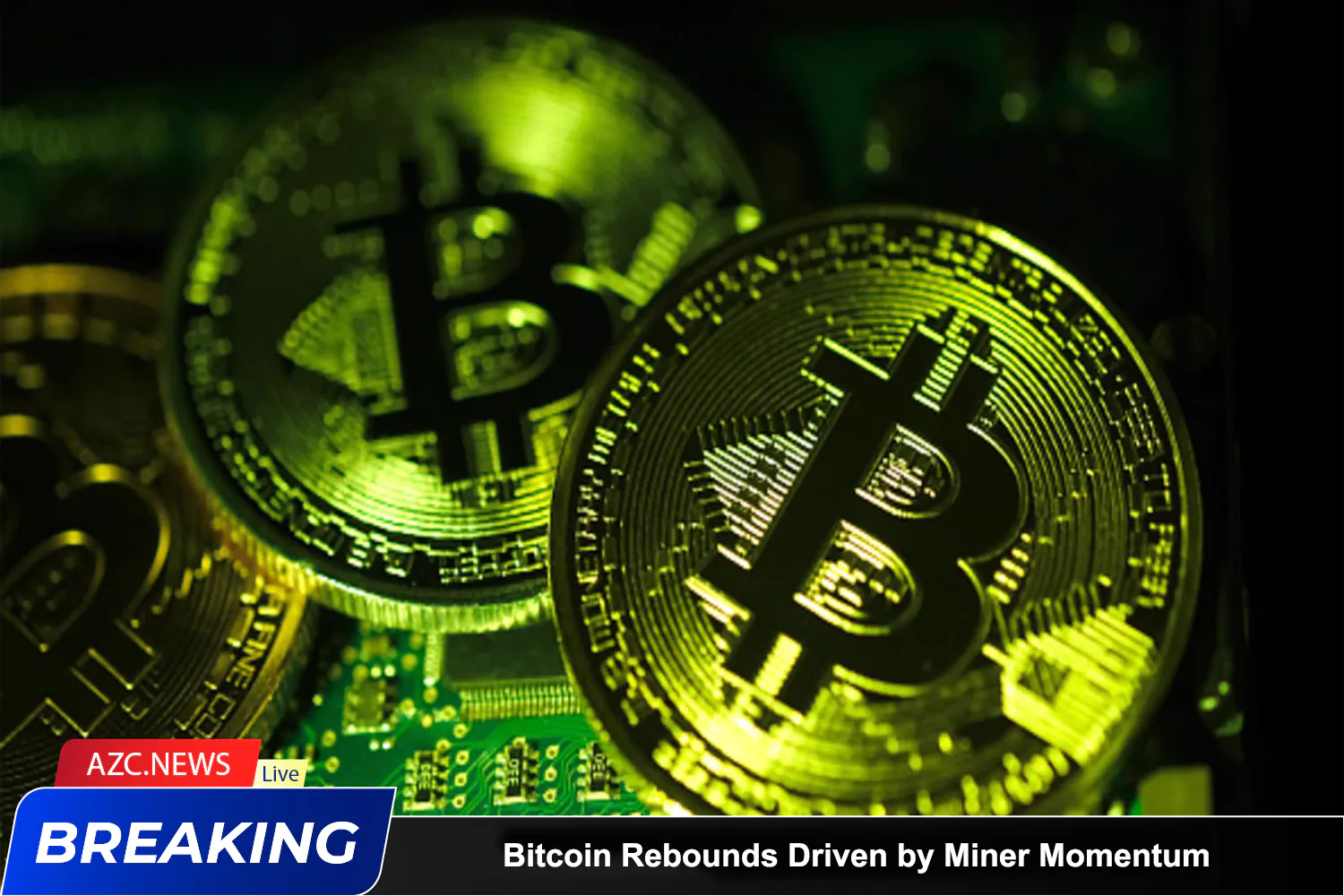 Azcnews Breaking Bitcoin Rebounds Driven By Miner Momentum