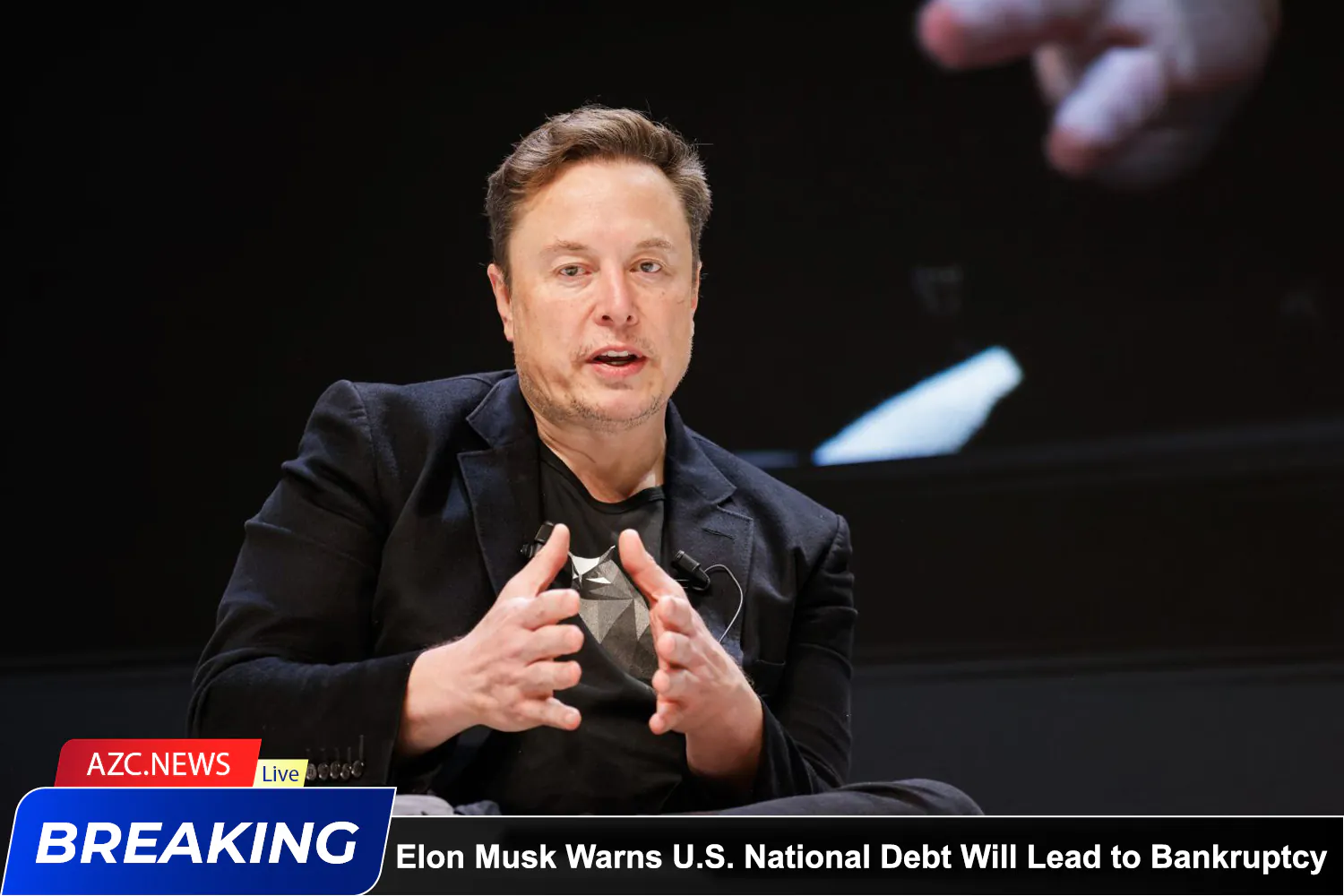 Azcnews Elon Musk Warns U.s. National Debt Will Lead To Bankruptcy