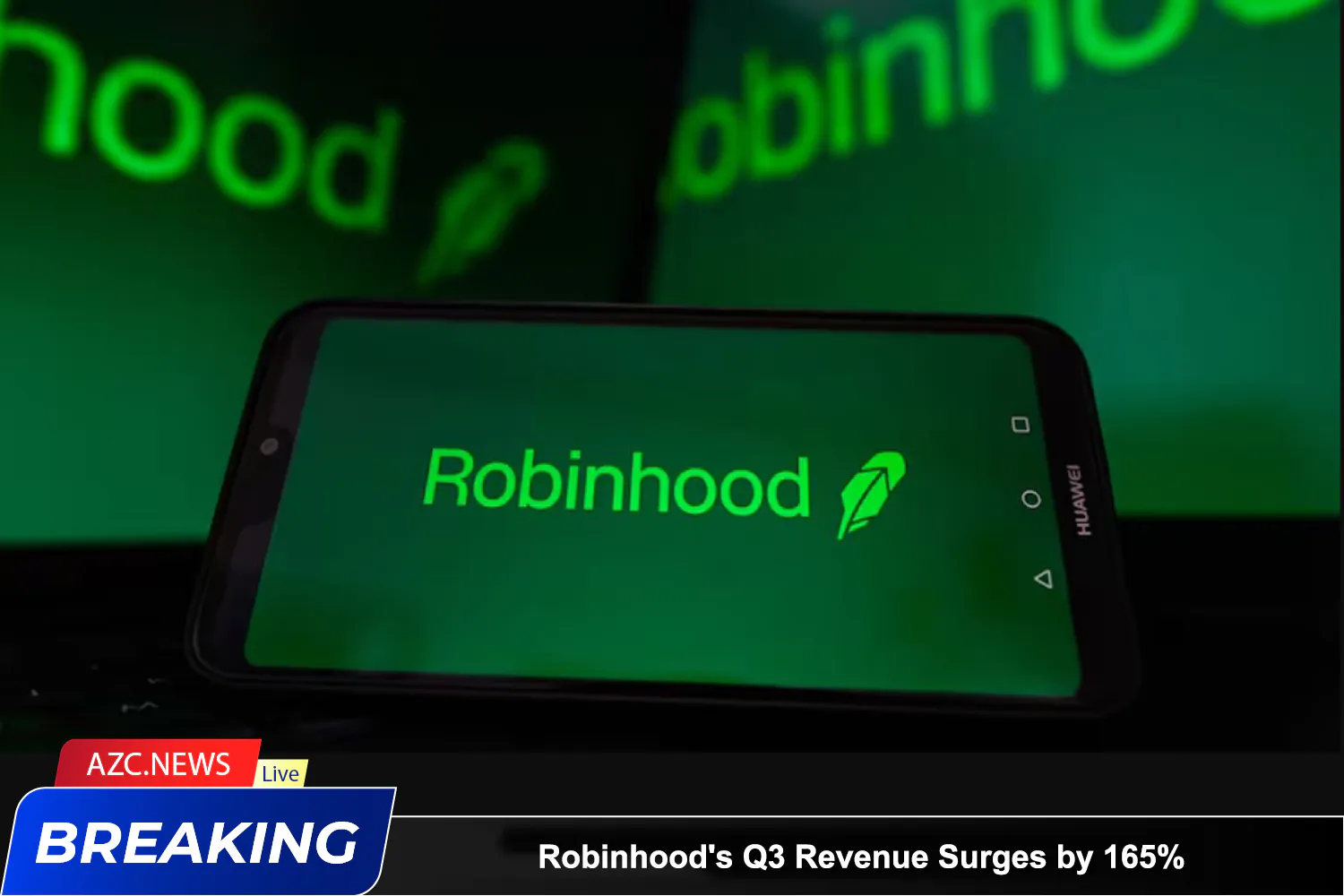 Azcnews Robinhood's Q3 Revenue Surges By