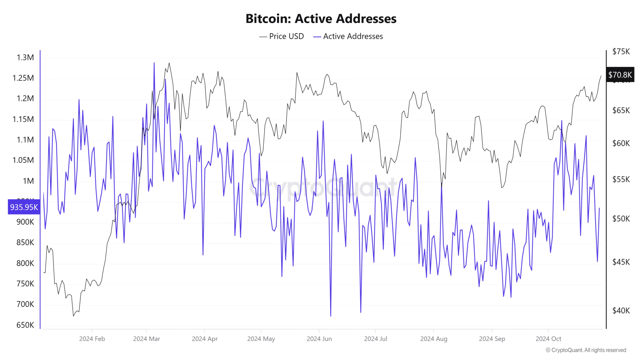 Bitcoin Active Addresses