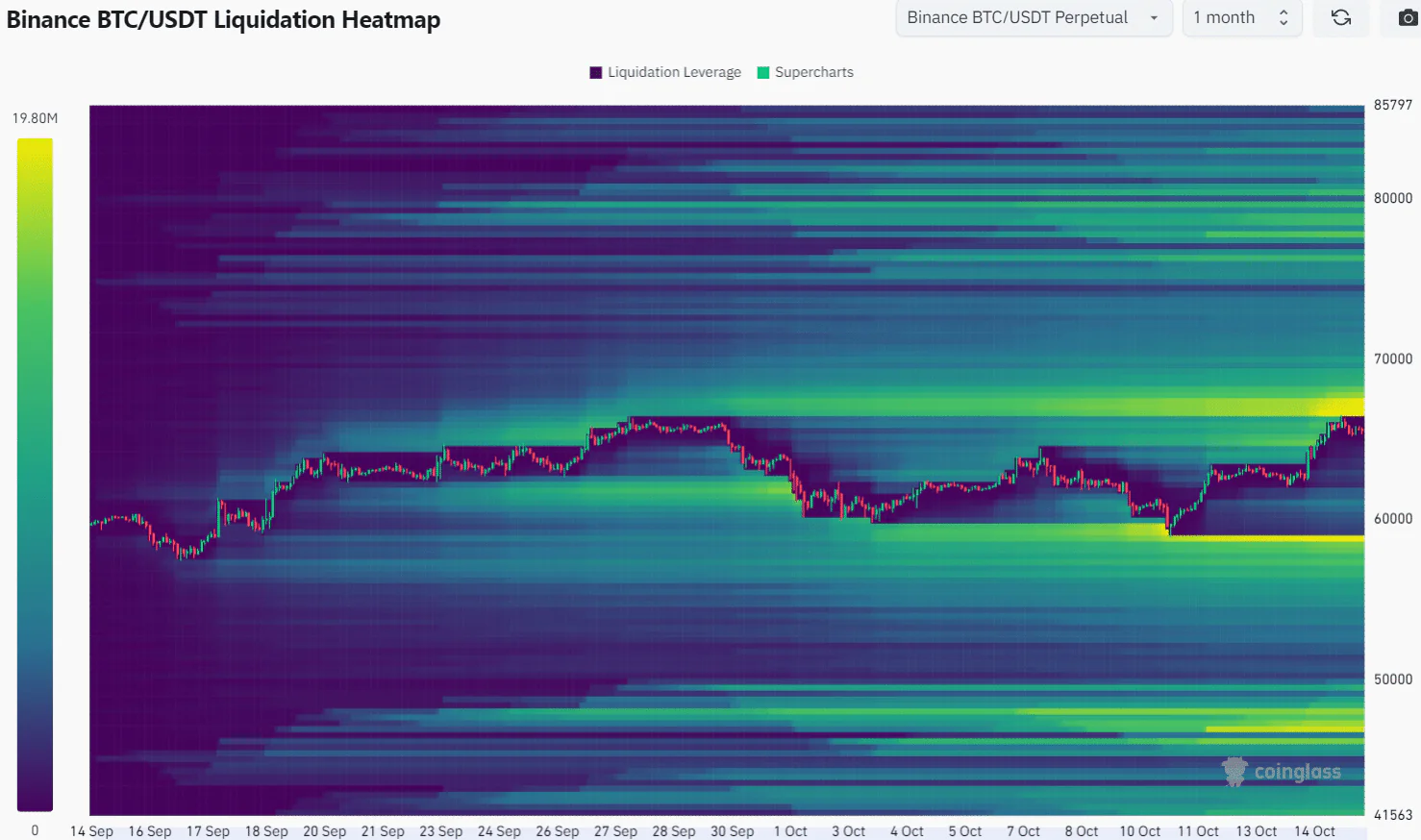 Bitcoin Liquidation Heatmap