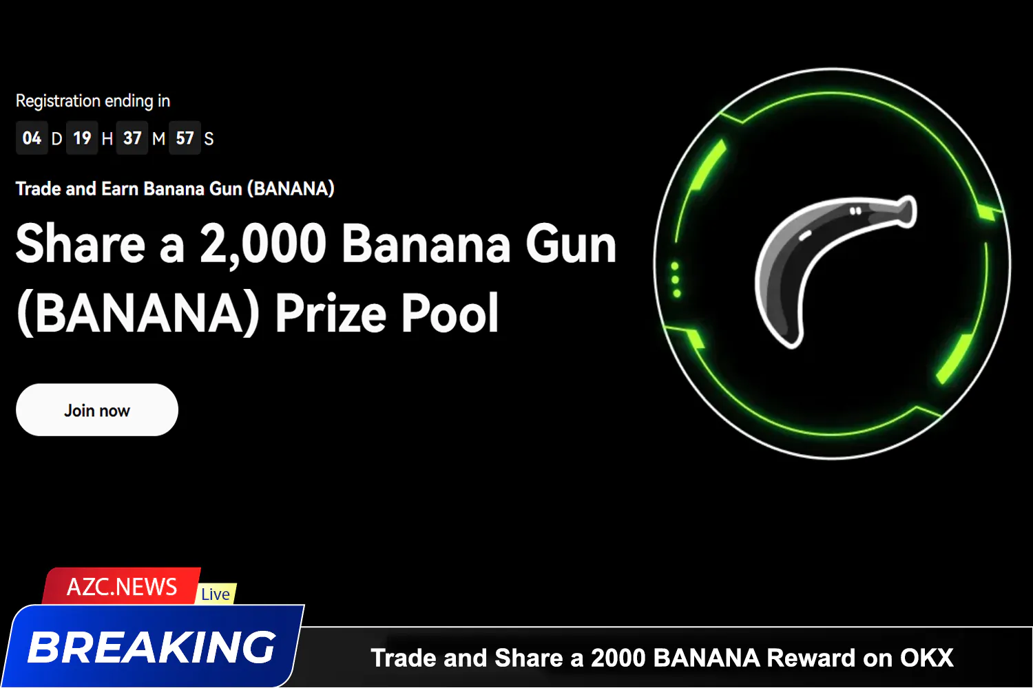 Trade And Share A 2000 Banana Reward On Okx