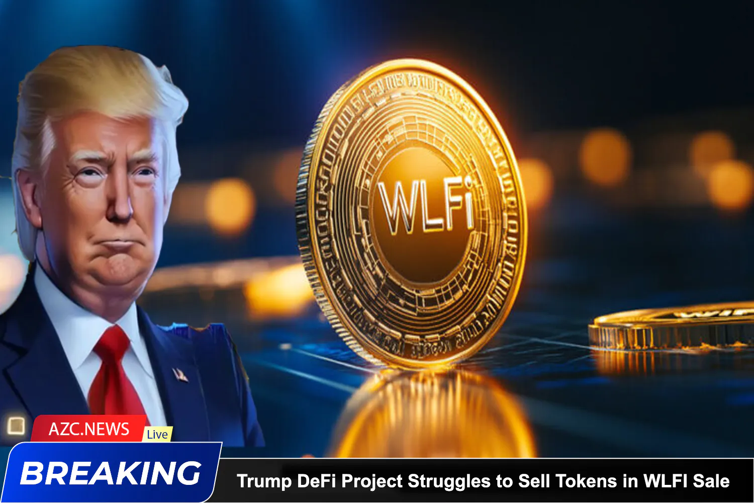 Trump Defi Project Struggles To Sell Tokens In Wlfi Sale