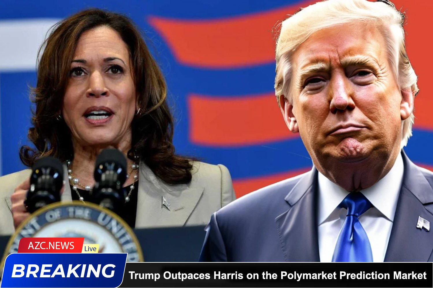 Trump Outpaces Harris On The Polymarket Prediction Market