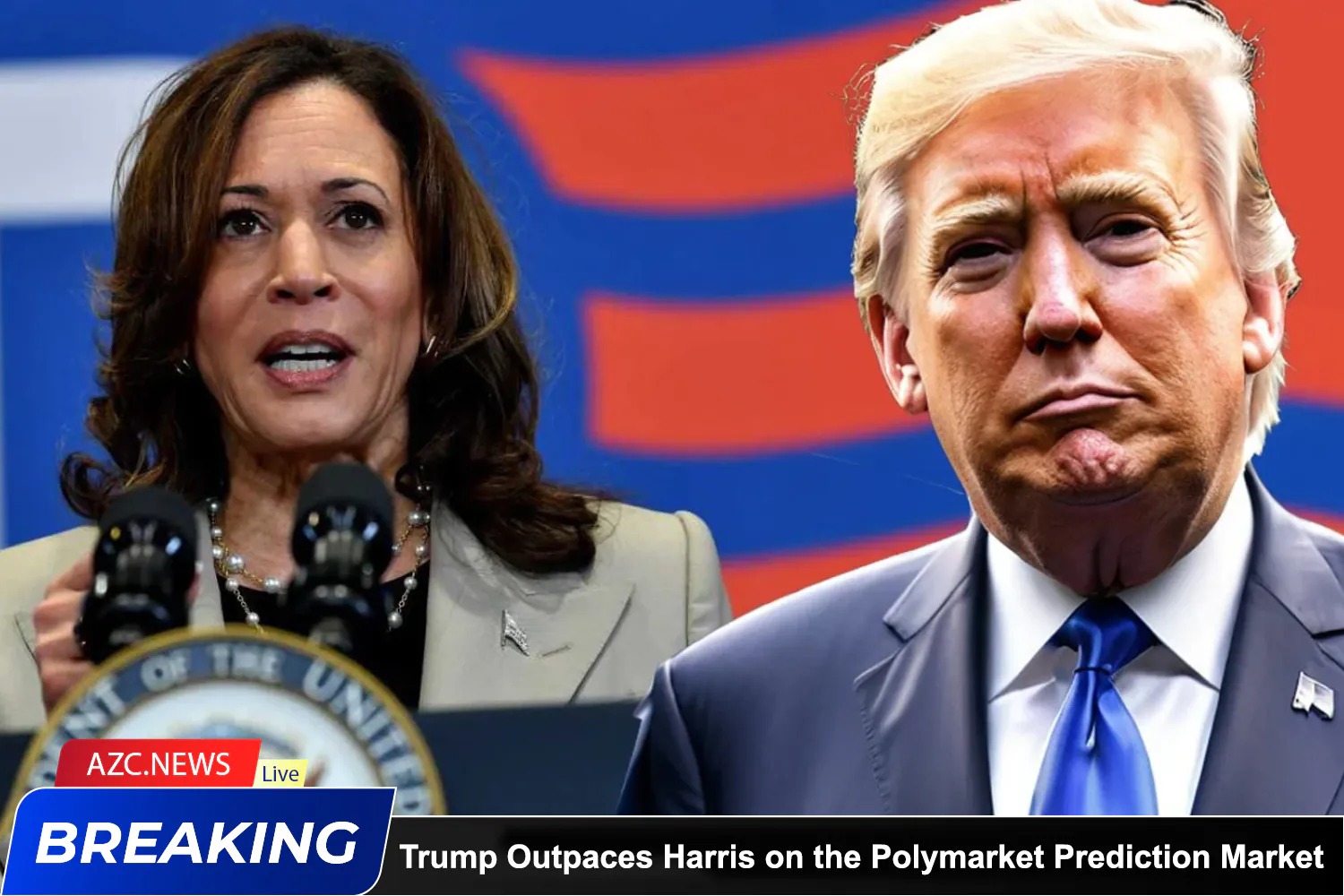 Trump Outpaces Harris On The Polymarket Prediction Market