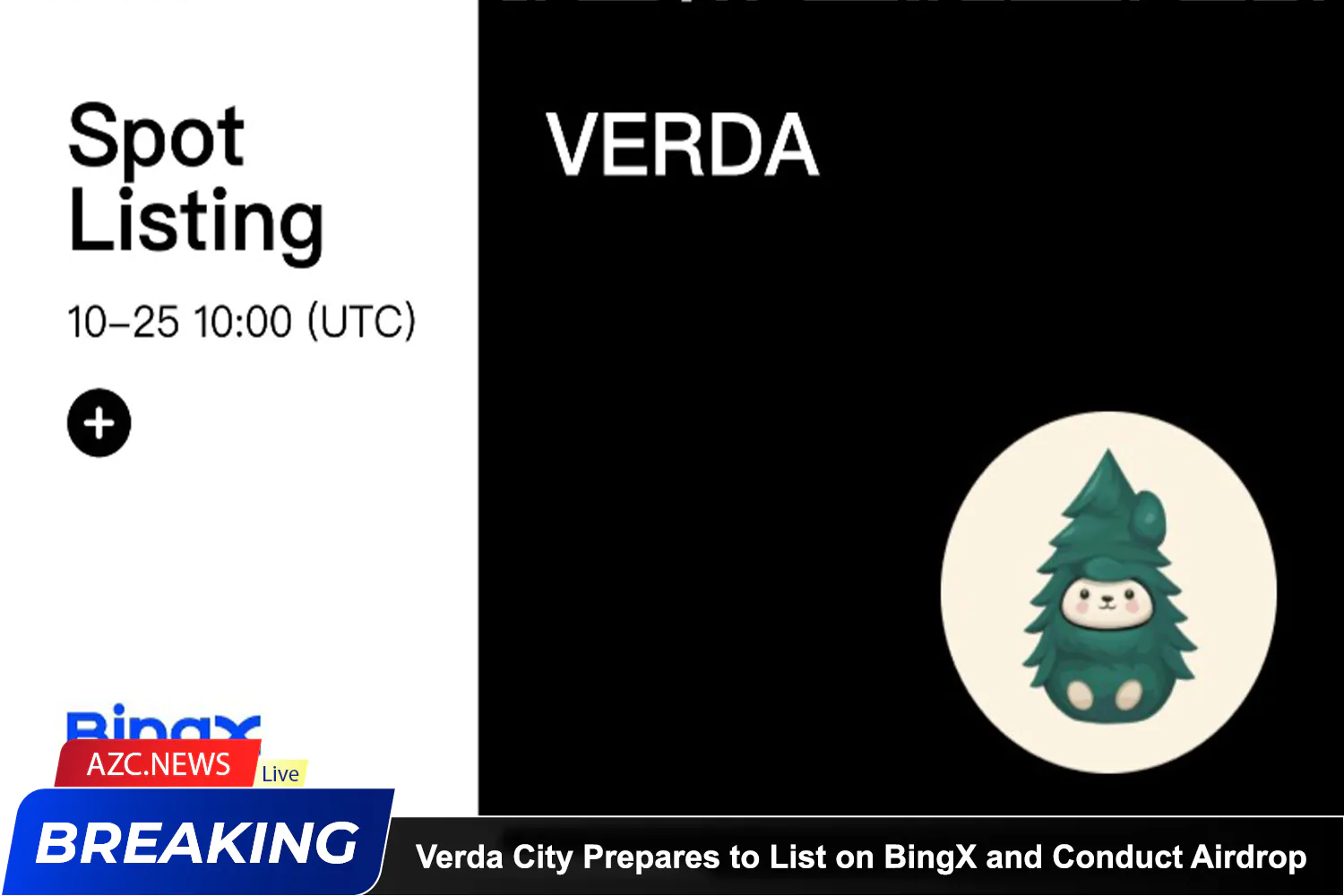 Verda City Prepares To List On Bingx And Conduct Airdrop