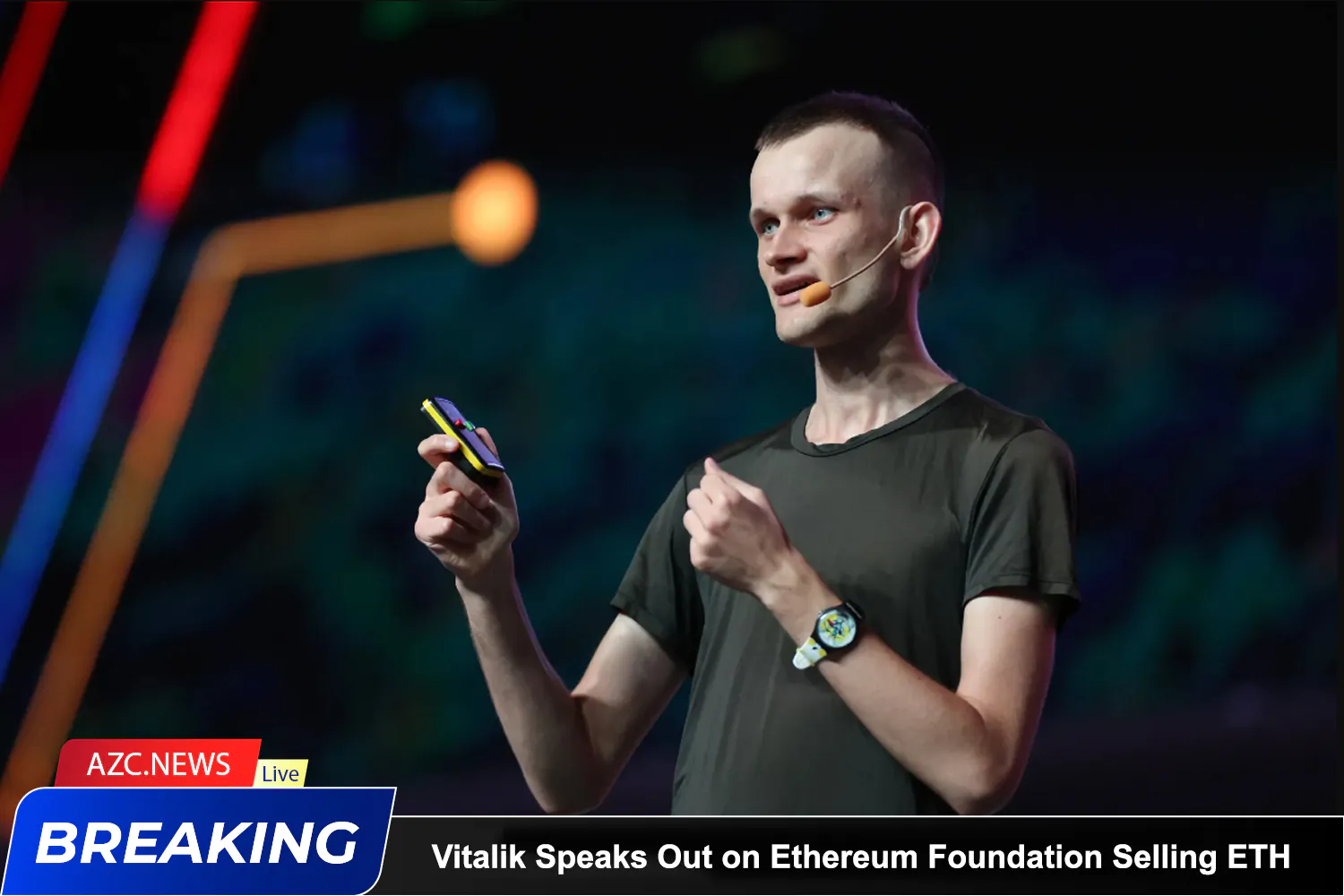 Vitalik Buterin1 Speaks Out On Ethereum Foundation Selling Eth