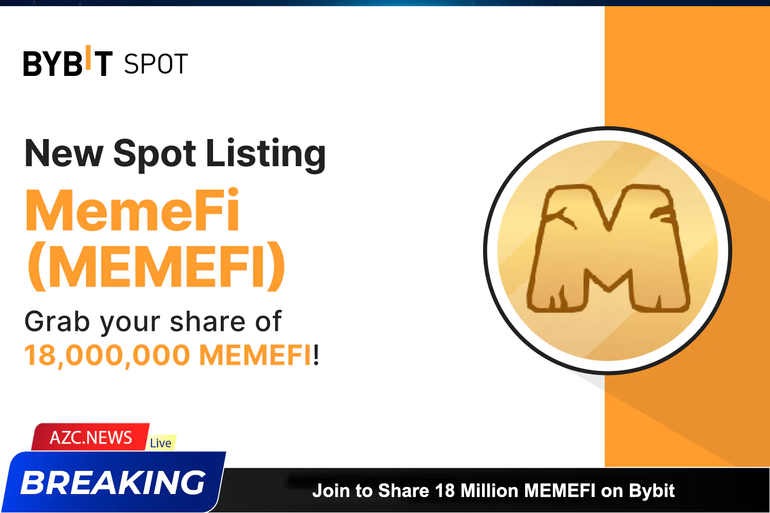 Join To Share 18 Million Memefi On Bybit