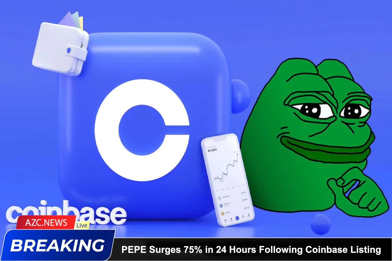 Pepe Surges 75% In 24 Hours Following Coinbase Listing