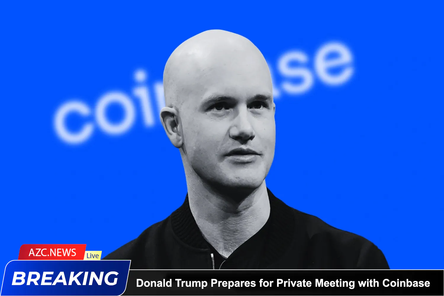 President Donald Trump Prepares For Private Meeting With Coinbase Ceo