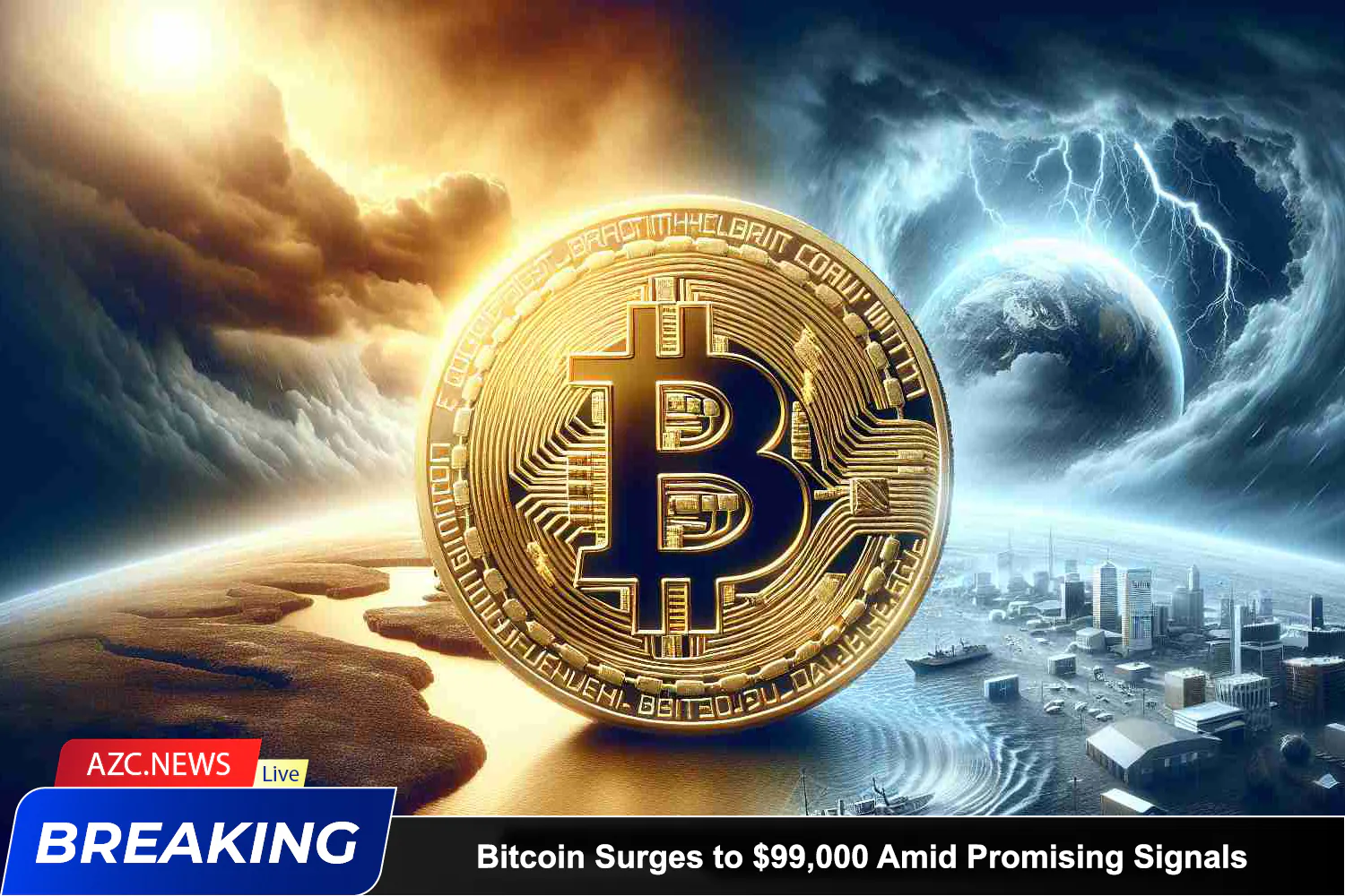 Azcnews Bitcoin Surges To $99,000 Amid Promising Signals