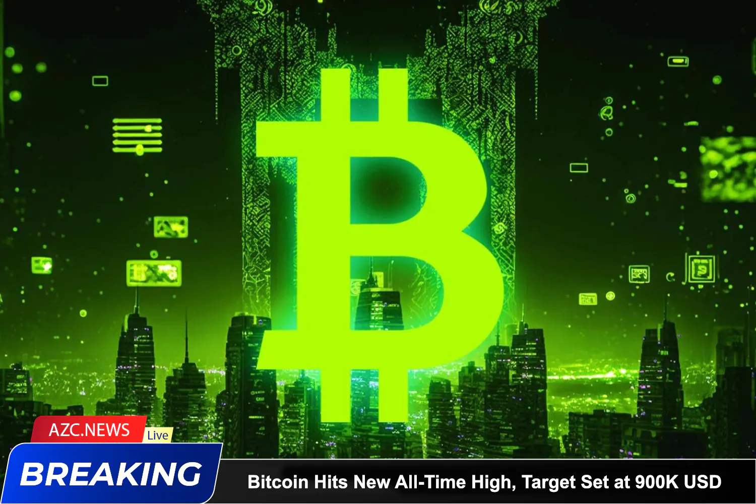 Bitcoin Hits New All Time High, Target Set At 900k Usd