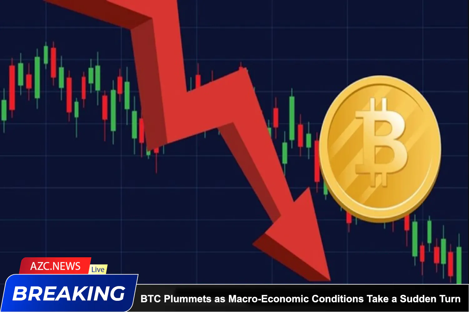 Bitcoin Plummets As Macro Economic Conditions Take A Sudden Turn