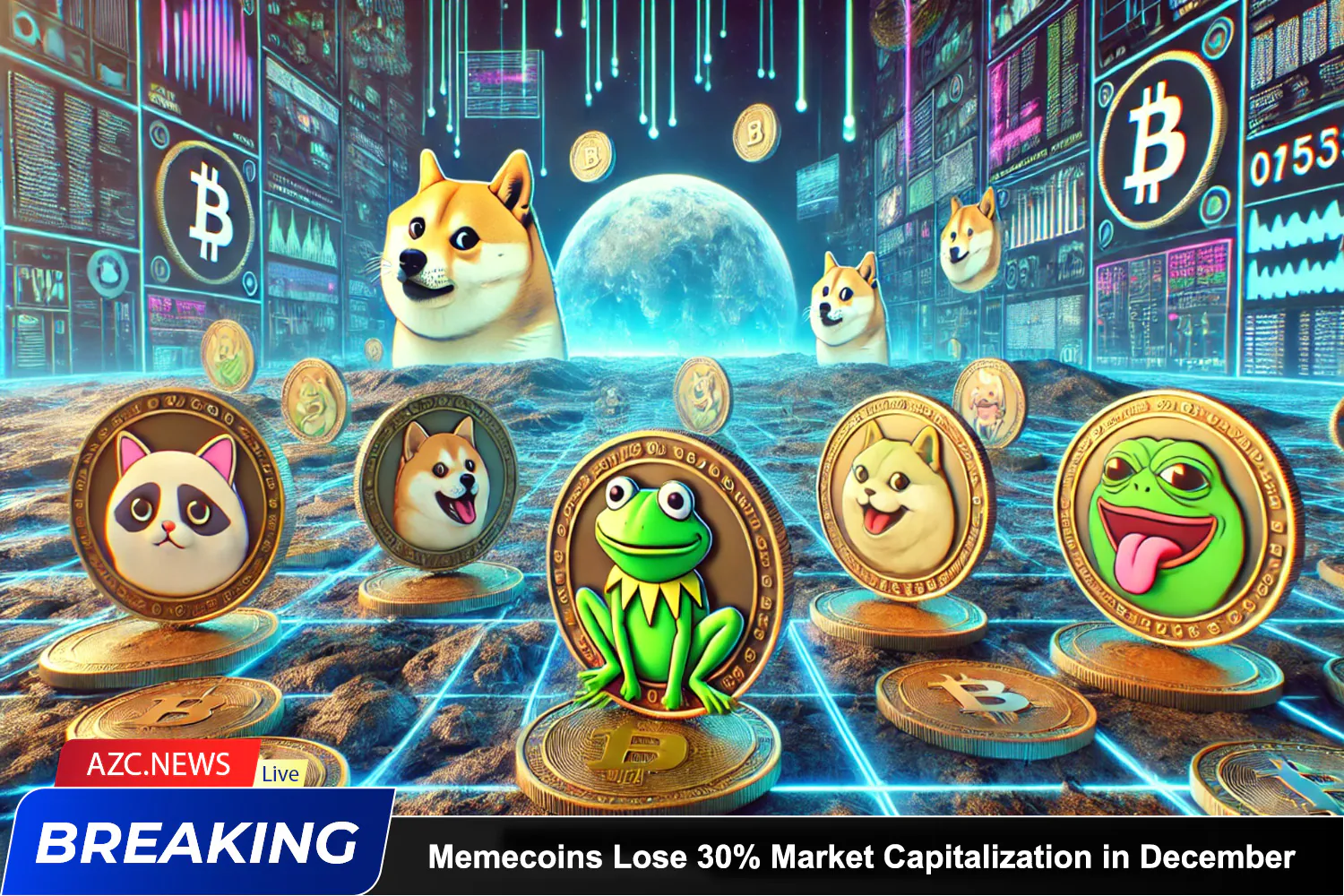 Memecoins Lose 30% Market Capitalization In December