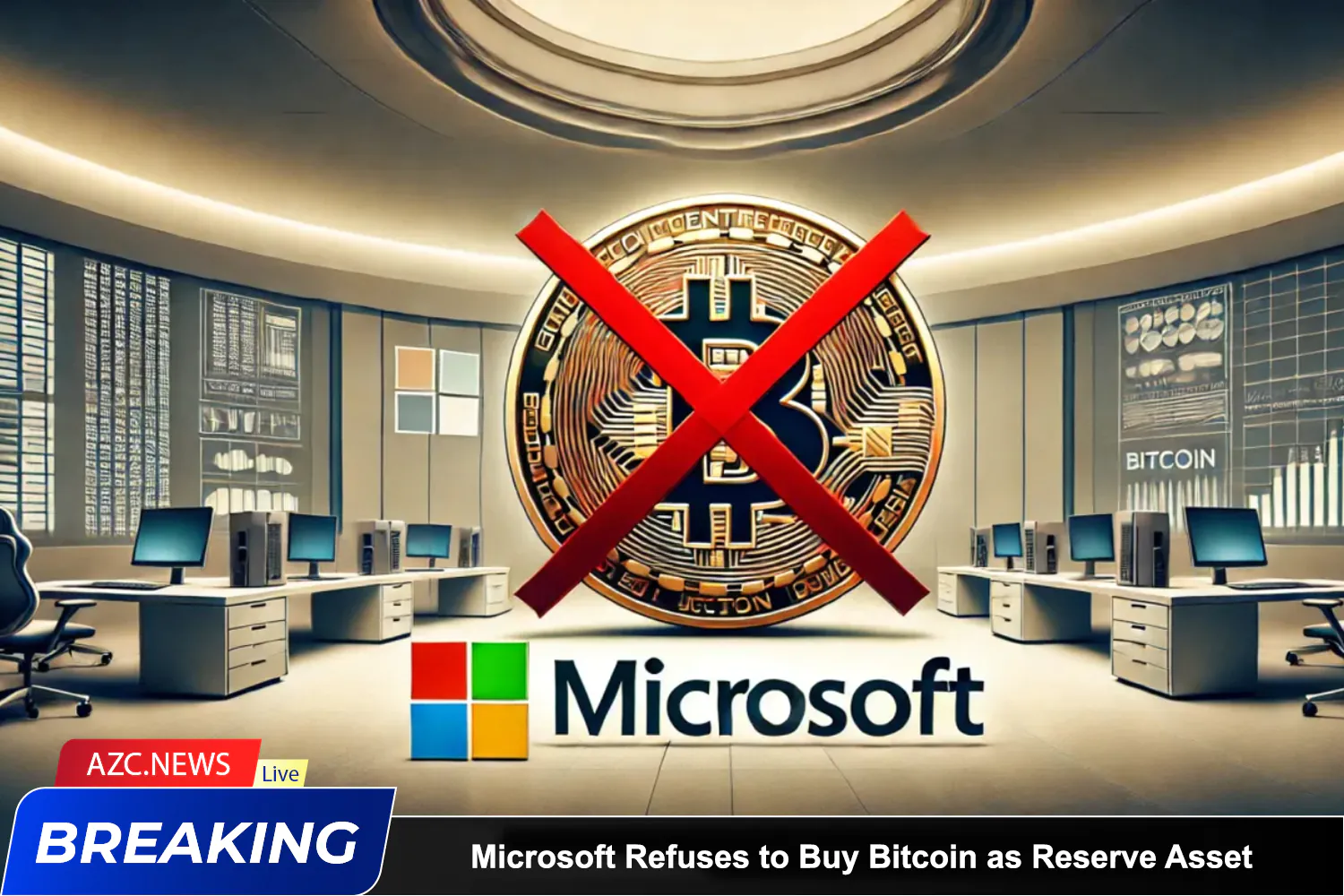 Microsoft Refuses To Buy Bitcoin As Reserve Asset