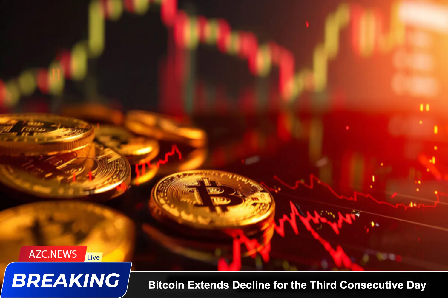 Azcnews Bitcoin Extends Decline For The Third Consecutive Day