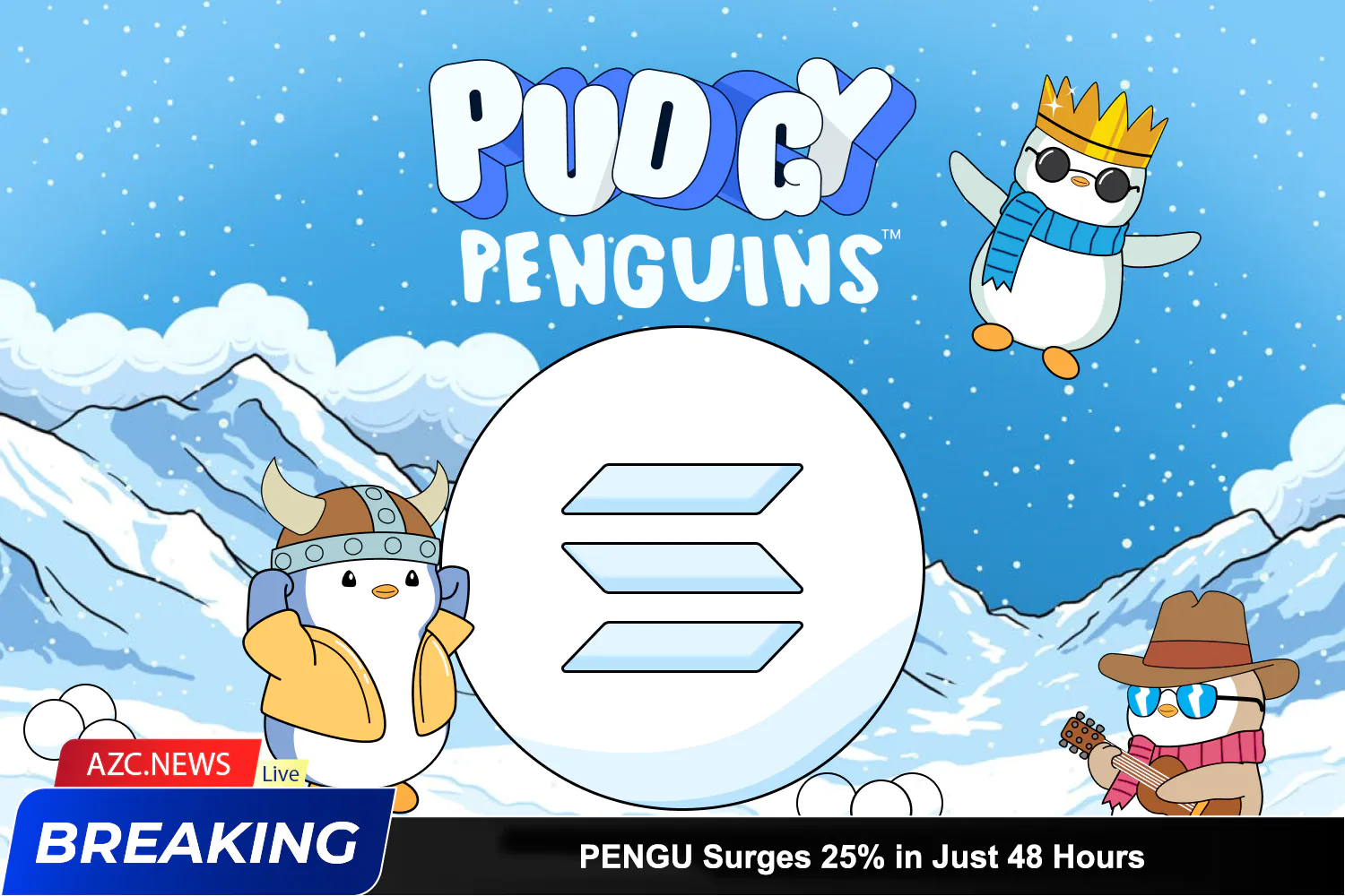 Azcnews Pengu Surges 25% In Just 48 Hours