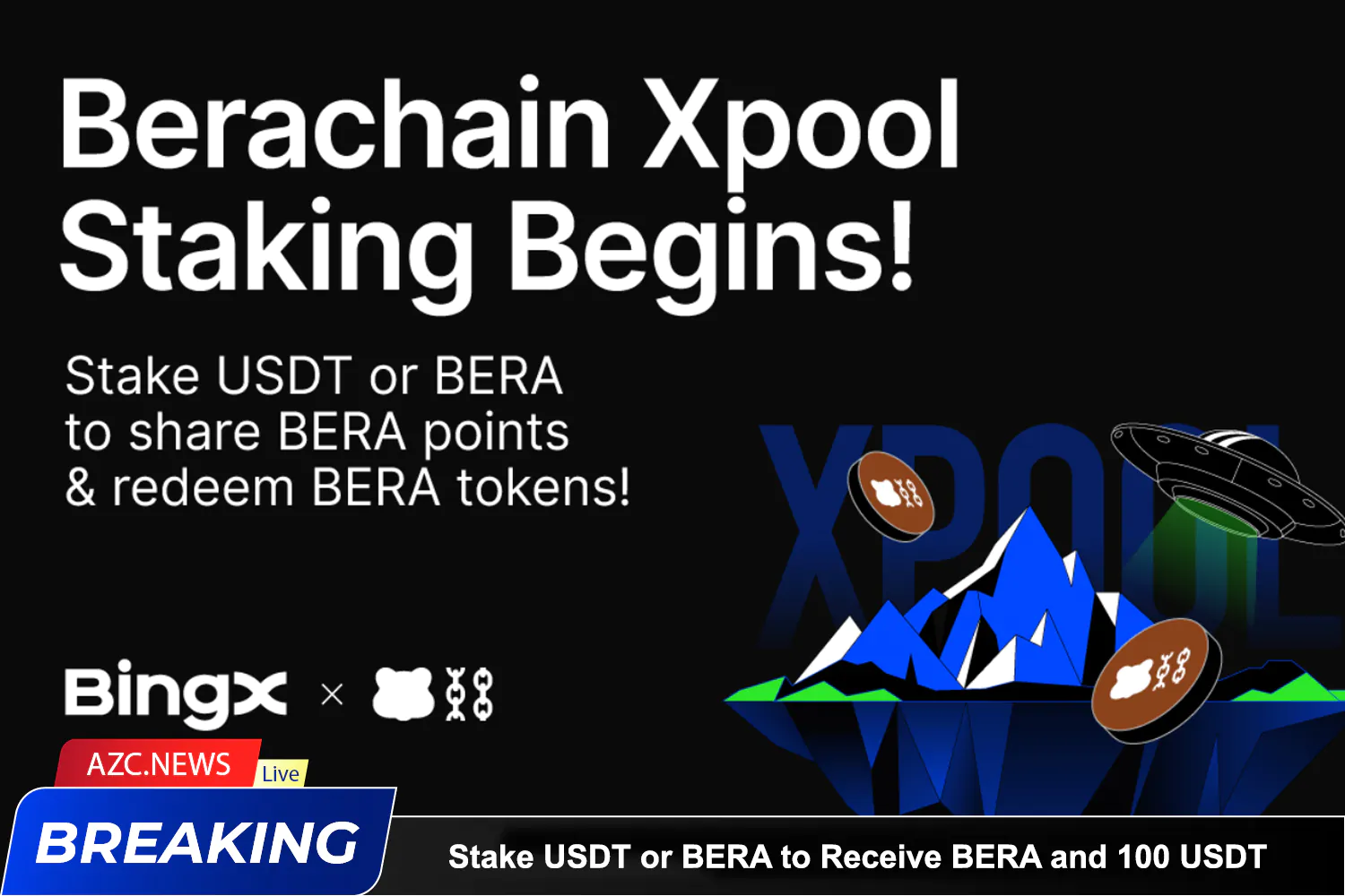 Stake Usdt Or Bera To Receive Bera And 100 Usdt On Bingx