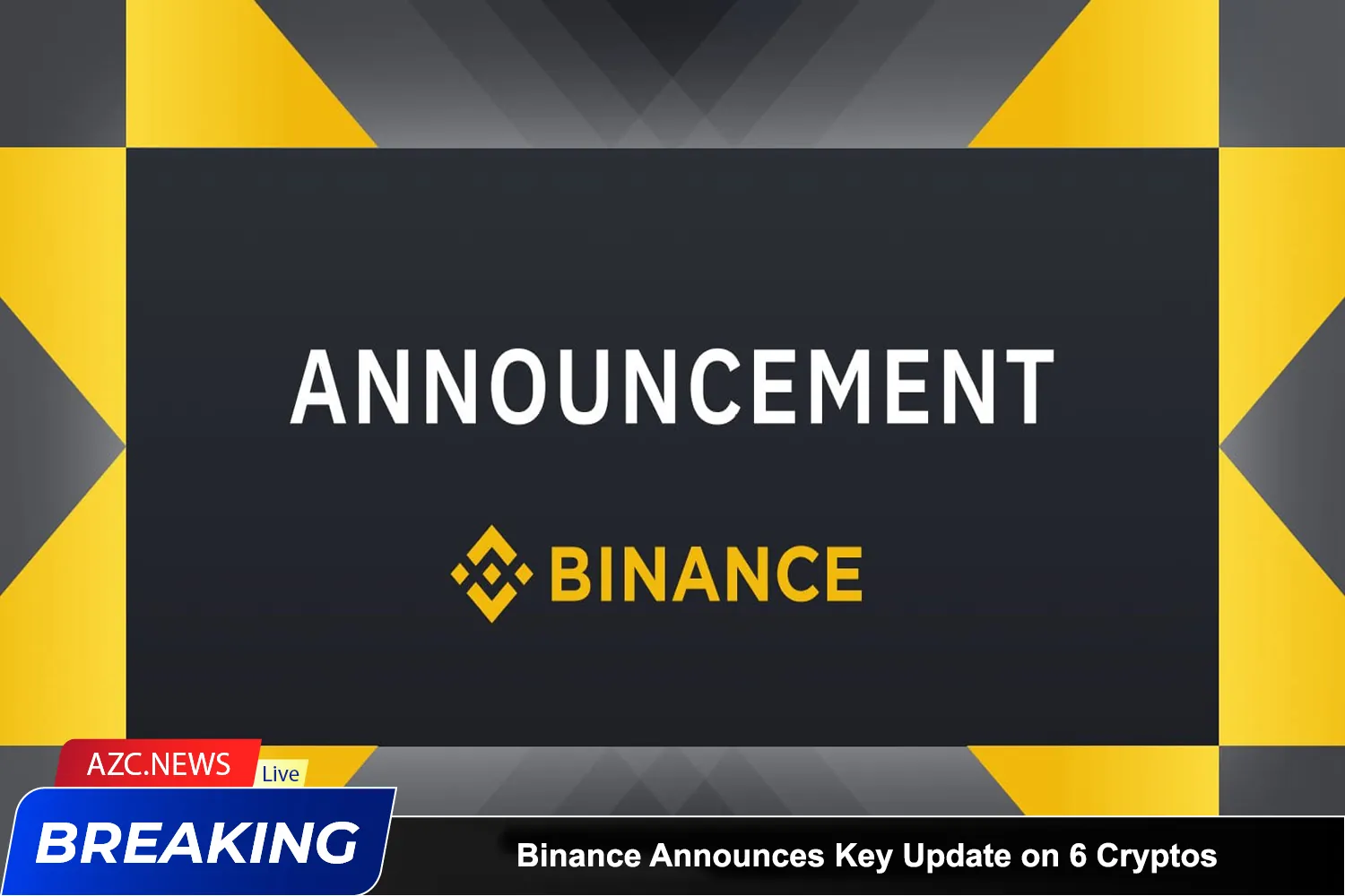 Azcnews Breaking Binance Announces Key Update On Uni, Algo, Crv, And 3 Other Cryptos