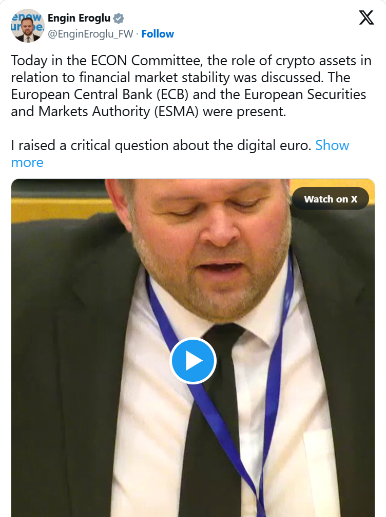 Eu Regulator Warns Crypto Could Threaten Financial Stability