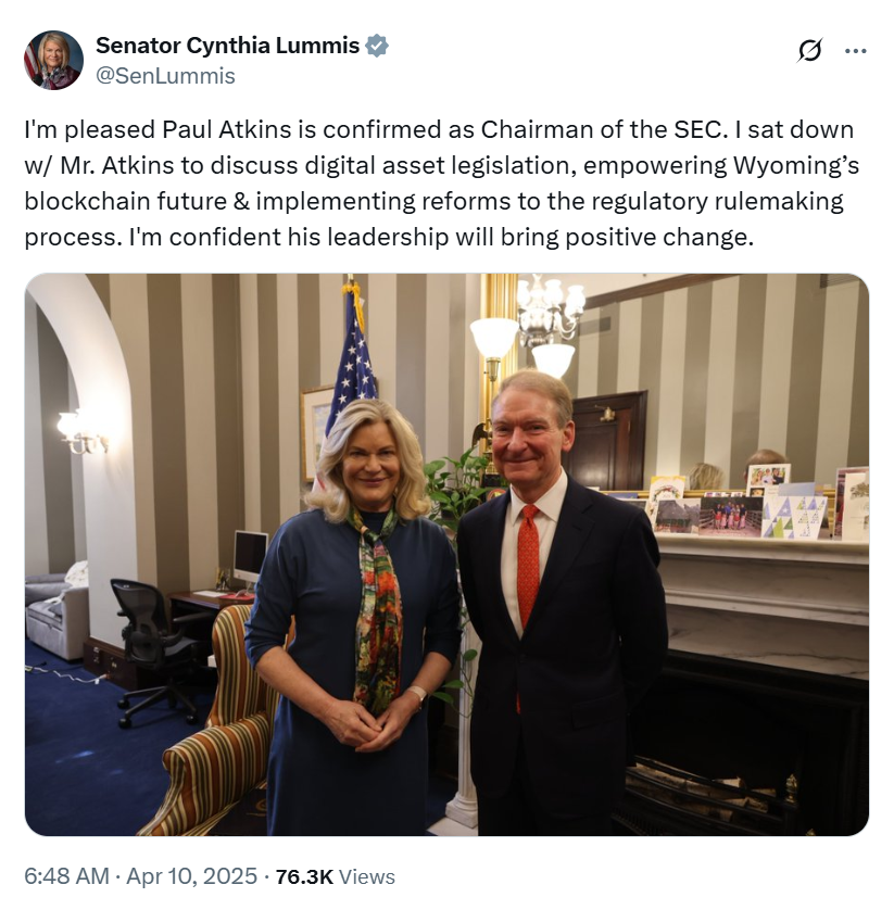 Paul Atkins Has Officially Been Approved As Chair Of The Us Securities And Exchange Commission