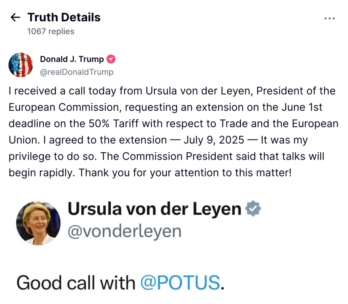 Donald Trump On Truth Social