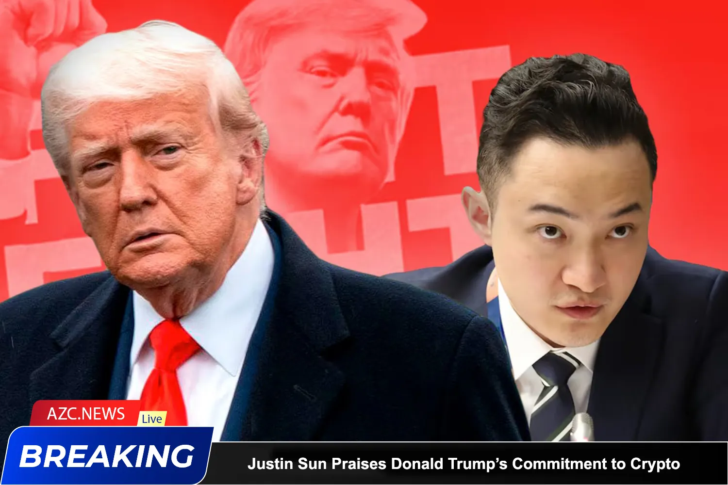 Justin Sun Praises Donald Trump’s Commitment To Crypto
