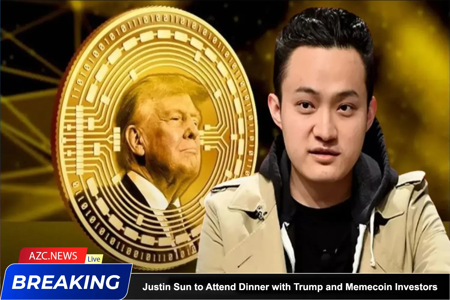 Justin Sun To Attend Dinner With Trump And Memecoin Investors