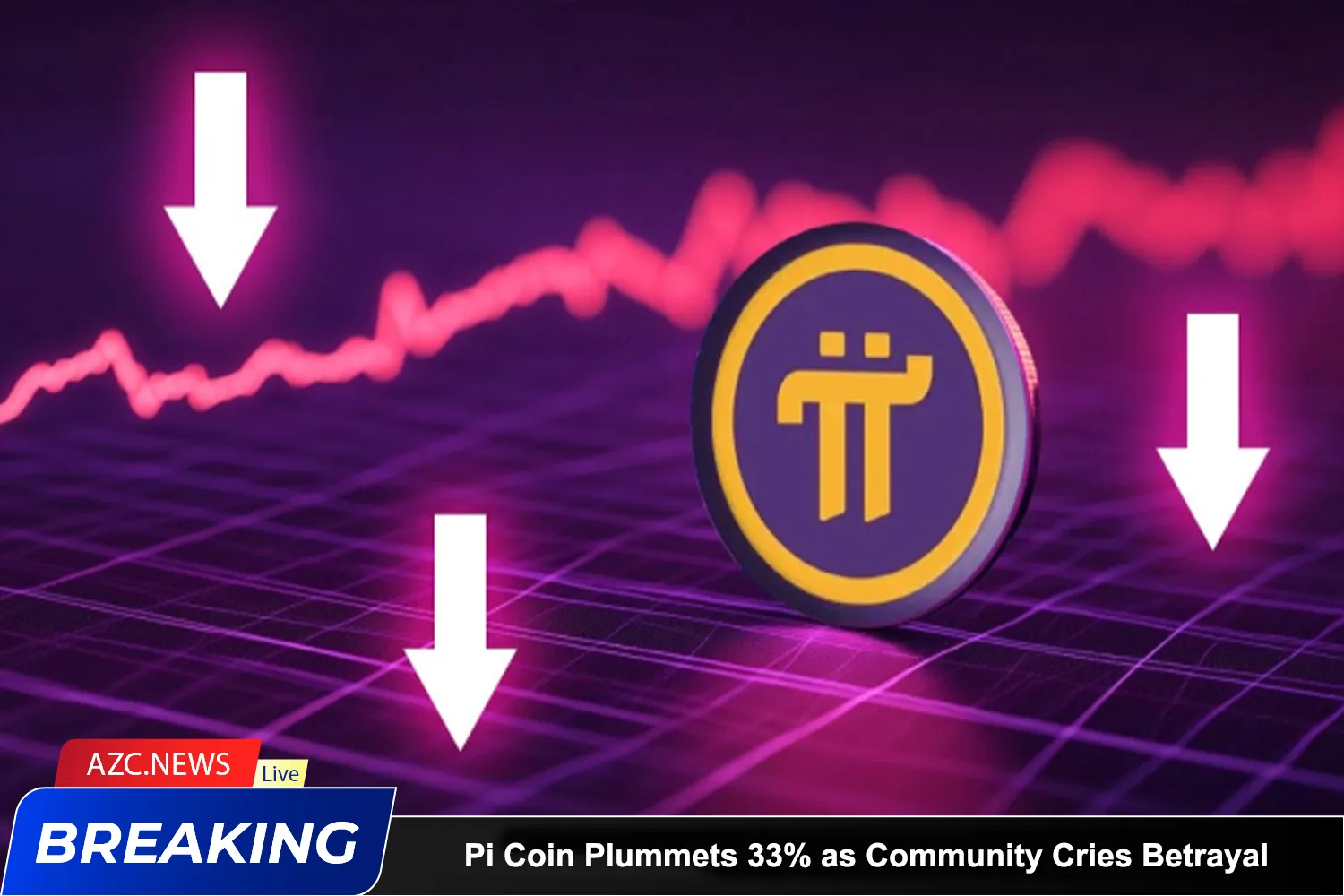 Pi Coin Plummets 33% As Community Cries Betrayal