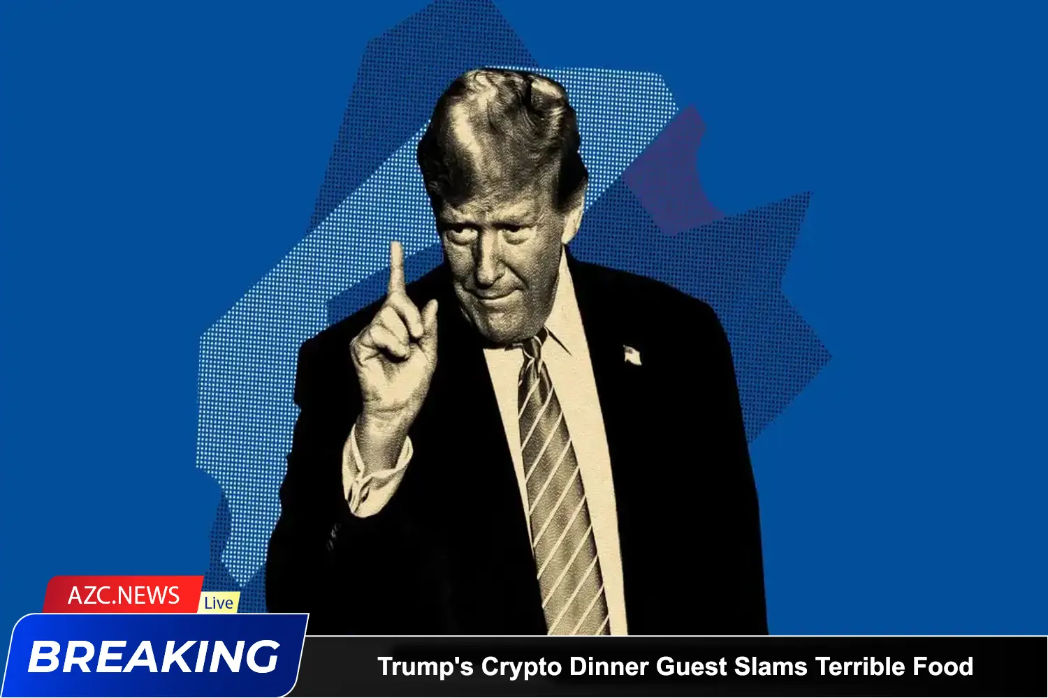 Trump's Crypto Dinner Guest Slams Terrible Food And Nonsense Speech