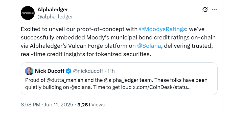 Alphaledger’s Platform