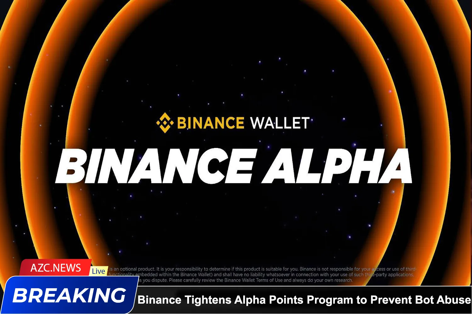 Binance Tightens Alpha Points Program To Prevent Bot Abuse