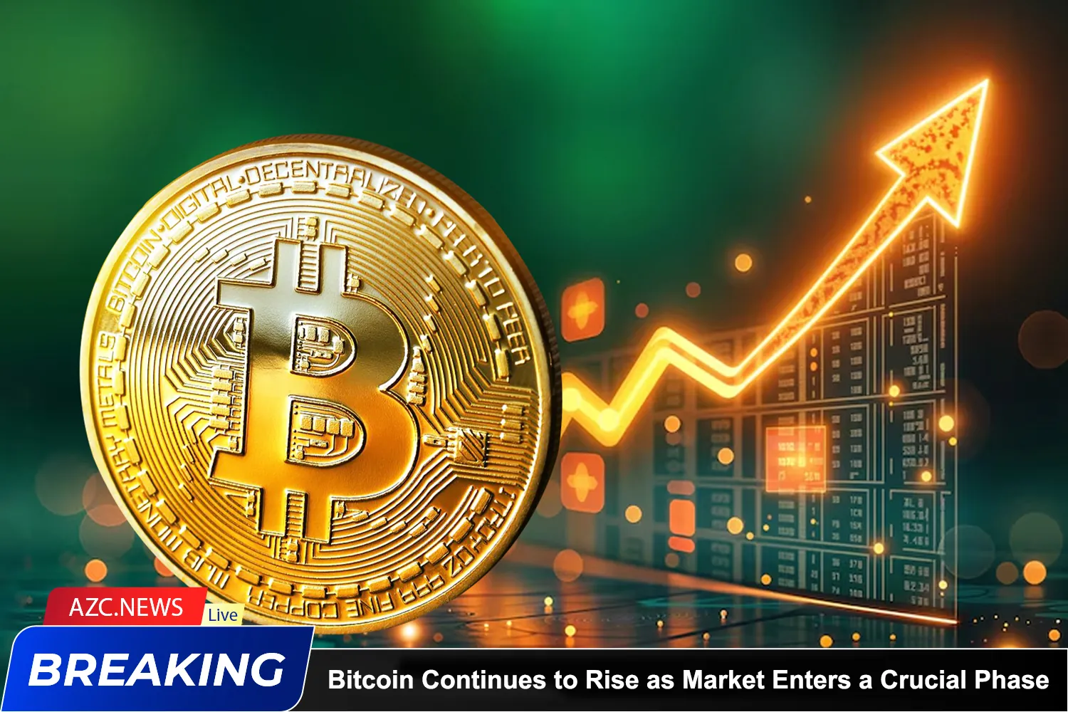 Bitcoin Continues To Rise As Market Enters A Crucial Phase