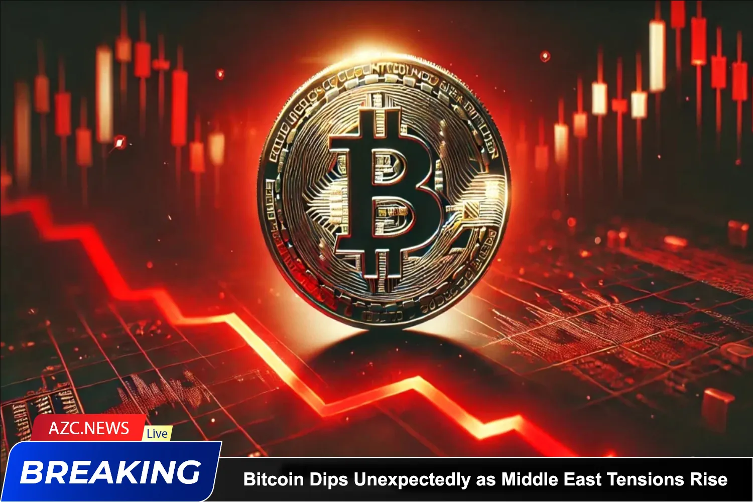 Bitcoin Dips Unexpectedly As Middle East Tensions Rise