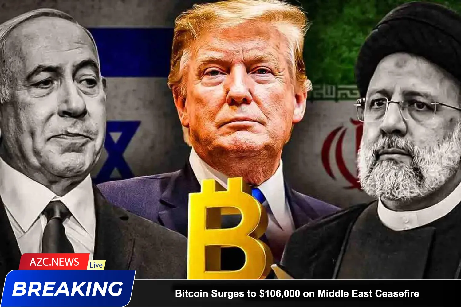 Bitcoin Surges To $106,000 On Middle East Ceasefire And Rate Cut Expectations