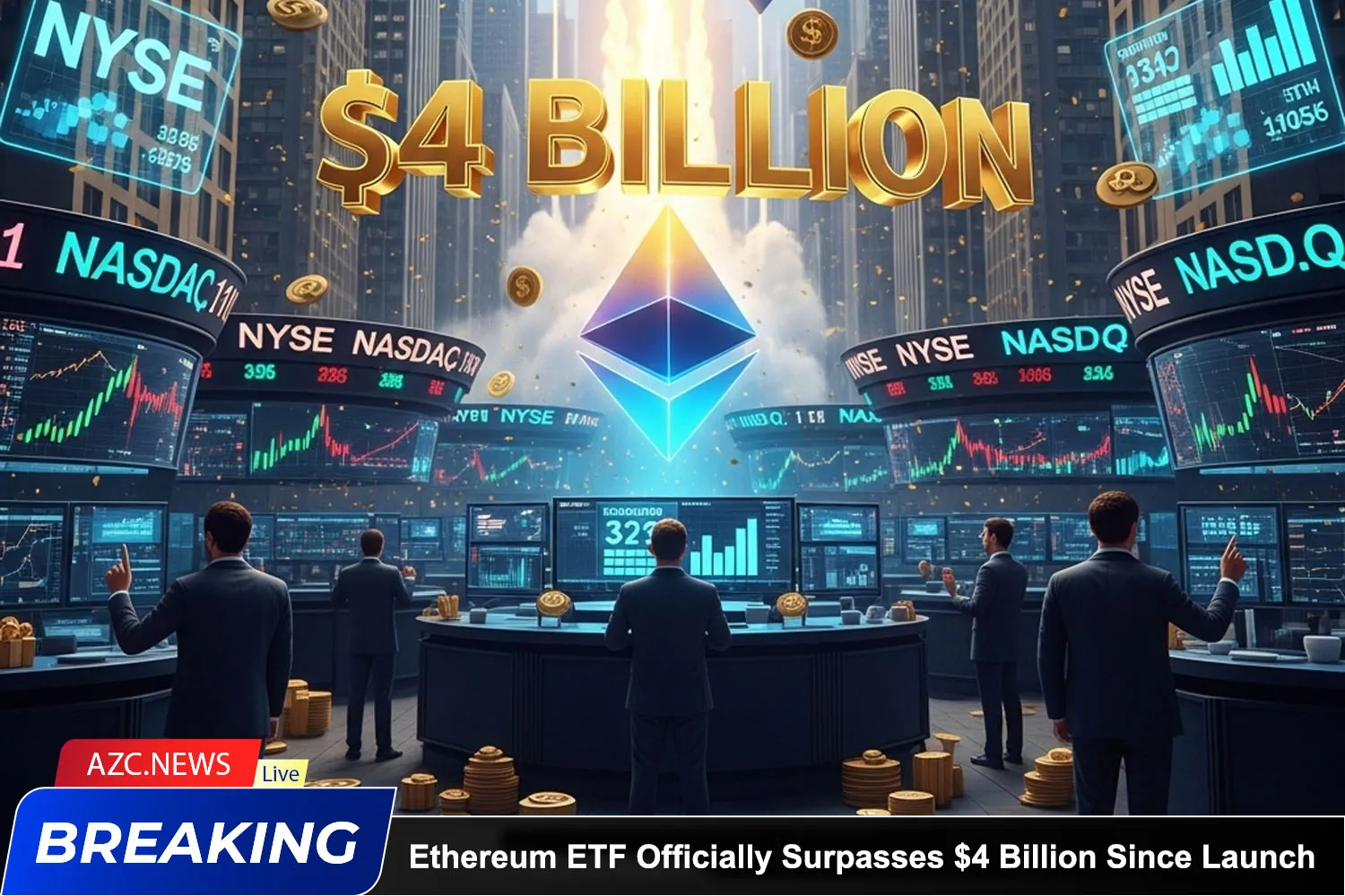 Ethereum Etf Officially Surpasses $4 Billion Since Launch