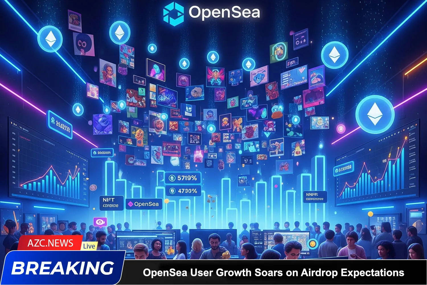 Opensea User Growth Soars On Airdrop Expectations
