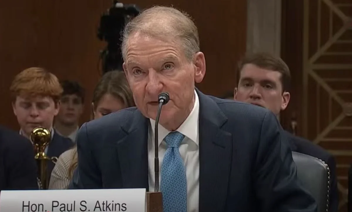 Paul Atkins Told A Senate Appropriations Subcommittee On Financial Services