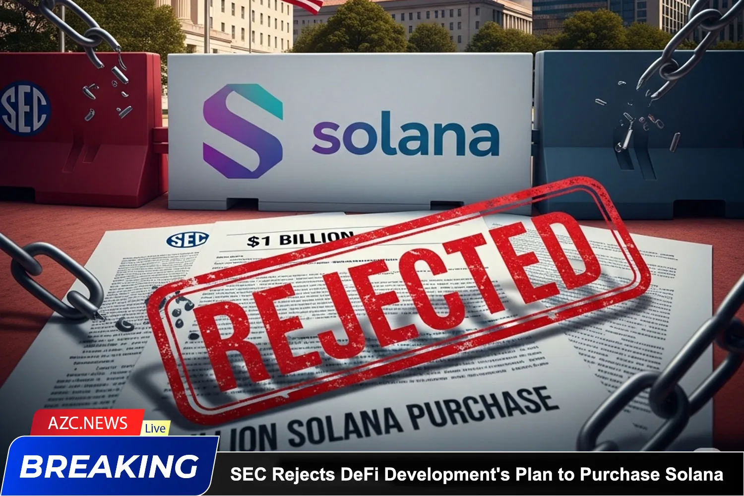 Sec Rejects Defi Developments Plan To Purchase $1 Billion In Solana