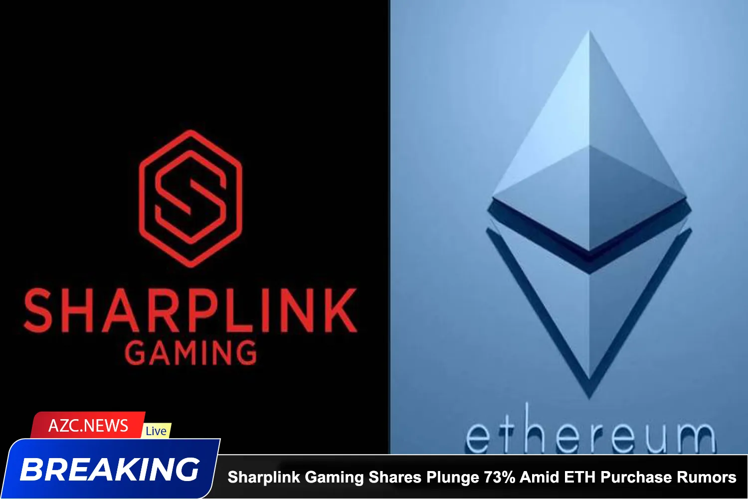 Sharplink Gaming Shares Plunge 73% Amid Eth Purchase Rumors