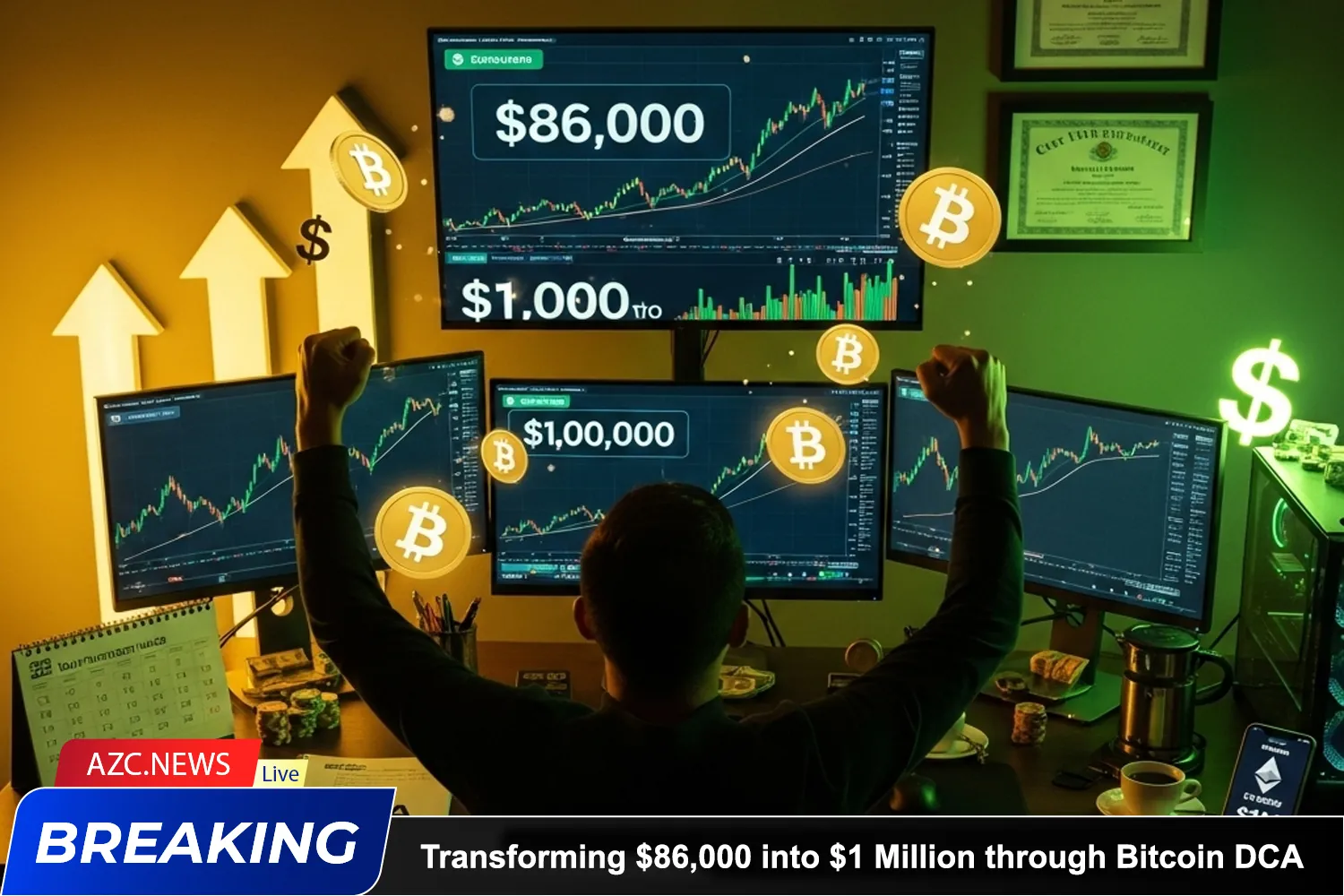 Transforming $86,000 Into $1 Million Through Daily Bitcoin Dca