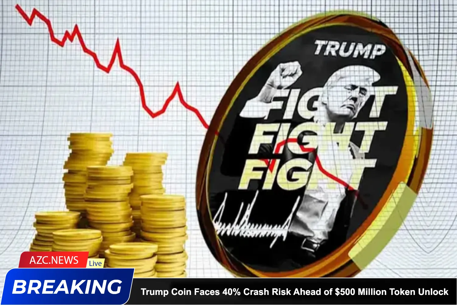 Trump Coin Faces 40% Crash Risk Ahead Of $500 Million Token Unlock