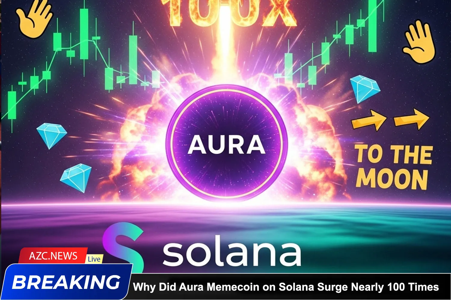 Why Did Aura Memecoin On Solana Surge Nearly 100 Times In Just A Few Days