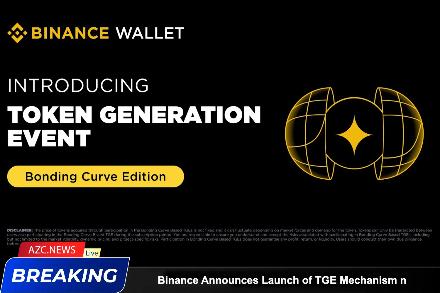 Binance Announces Launch Of Tge Mechanism