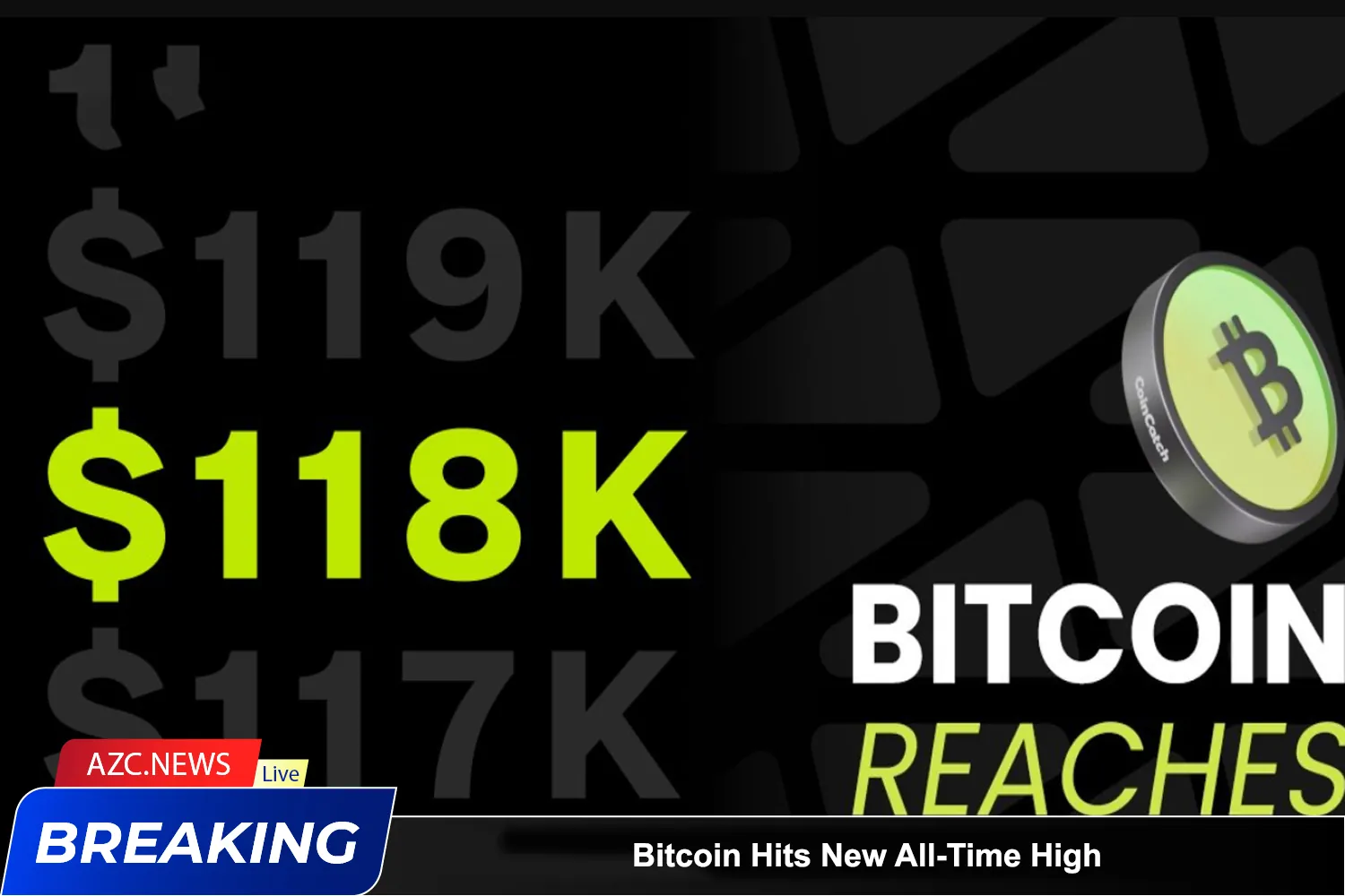 Bitcoin Hits New All Time High As Bullish Streak Enters Seventh Consecutive Week